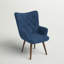 Sela Upholstered Wingback Chair-2129330363