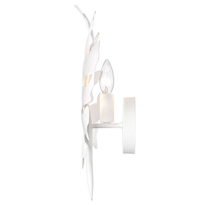 Irminger Steel Spotlight, Textured White Plaster