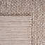 Tapis brun fait à la main Elle-1834519776