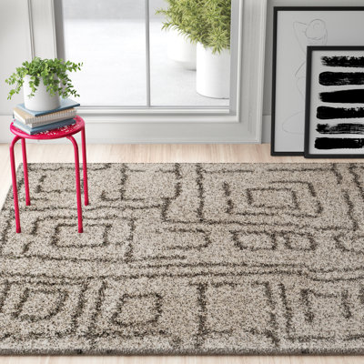 Sgb-Belize Shag Performance Geometric Rug
