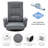 360 Degree Swivel Floor Gaming Chairs For Adults Adjustable Reclining Game Chair-604362991