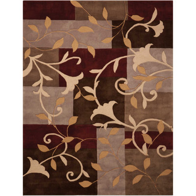 Beyazit Performance Cowhide Floral Indoor Rug