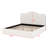 Low-Profile Upholstered Platform Bed With Headboard