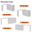 Commode double 6 tiroirs