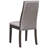 Natural Walnut 5 Dining Featuring A Rectangular Table With Trestle Base, Removable Leaf, And Ergonomic Upholstered Chairs An Extendable Table, Solid Back