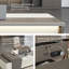 Bureau de direction ergonomique luxueux moderne en L avec rangement intégré et gestion de l'alimentation-2120123001-2145306771