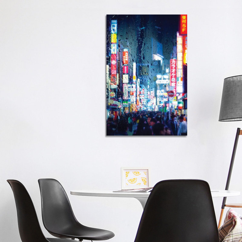 Behind The Window - Midnight Blue by Philippe Hugonnard - Wrapped Canvas Print, 101.6 cm H x 66.04 cm W x 3.175 cm D