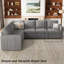 Rafael Armless Chair Single Seat Module For Modular Sectional Sofa-361456202