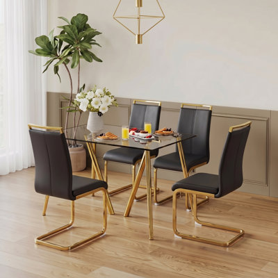 Chaises de salle à manger Modern Glam