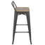 Tabouret de bar en bois massif 30 po Christie-652844520-652844523