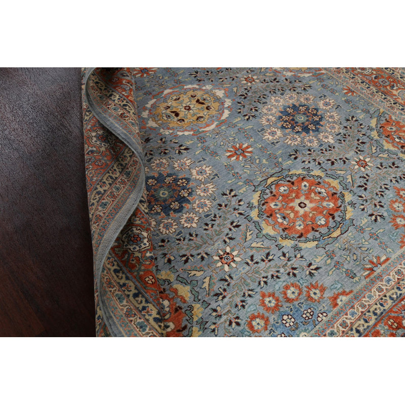 One-of-a-Kind 8'1" X 9'9" Wool Area Rug in Blue