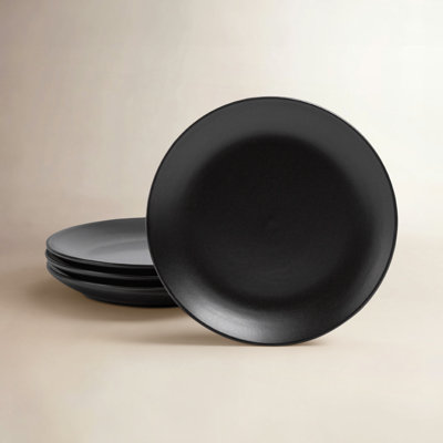 Assiettes à hors-d'œuvre en grès semi-finis à la main