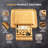 Charcuterie Board Gift Set with Cheese Knives – Bamboo Cheese Board for Serving Meat, Cheese, and Crackers – Perfect Housewarming, Wedding, and Birthday Gift for Women & Couples