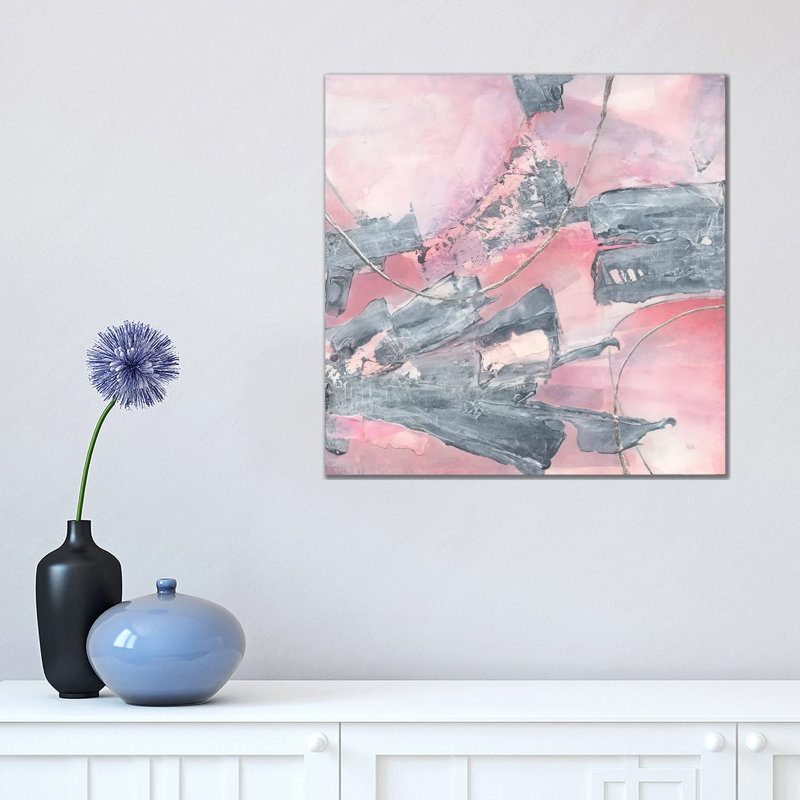 Whitewashed Blush III by Chris Paschke - Wrapped Canvas Painting, 45.72 cm H x 45.72 cm W x 3.175 cm D