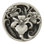 Floral Circle Knob