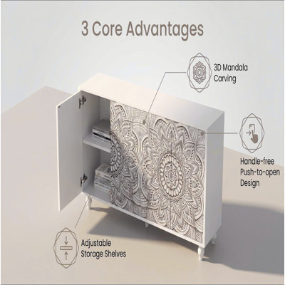 Buffet 60 po 3D Boho Mandala