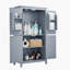 Armoire de salle de bain autoportante de 43 po de hauteur avec tablette réglable et tiroirs-1354438980