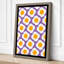 Fried Egg Grid Mid-Century 1 Piece Wrapped Canvas Wall Art-1961836039-1961836061