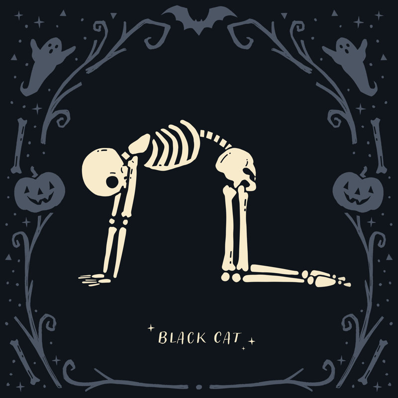 Scary Stretches IV by Victoria Barnes - Wrapped Canvas Print, 30cm H x 30cm W x 3.8cm D