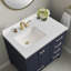 Plateau de meuble-lavabo simple 36 po avec lavabo en quartz 36 po
