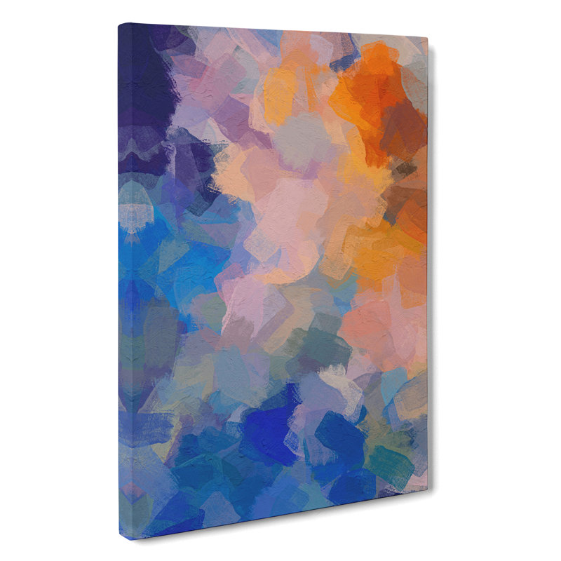 Flow Free Abstract - Wrapped Canvas, 60cm H x 40cm W x 3cm D