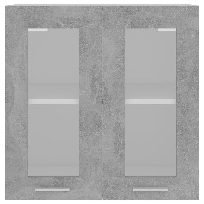 Lyon Hanging Glass Cabinet Lyon, Concrete Grey