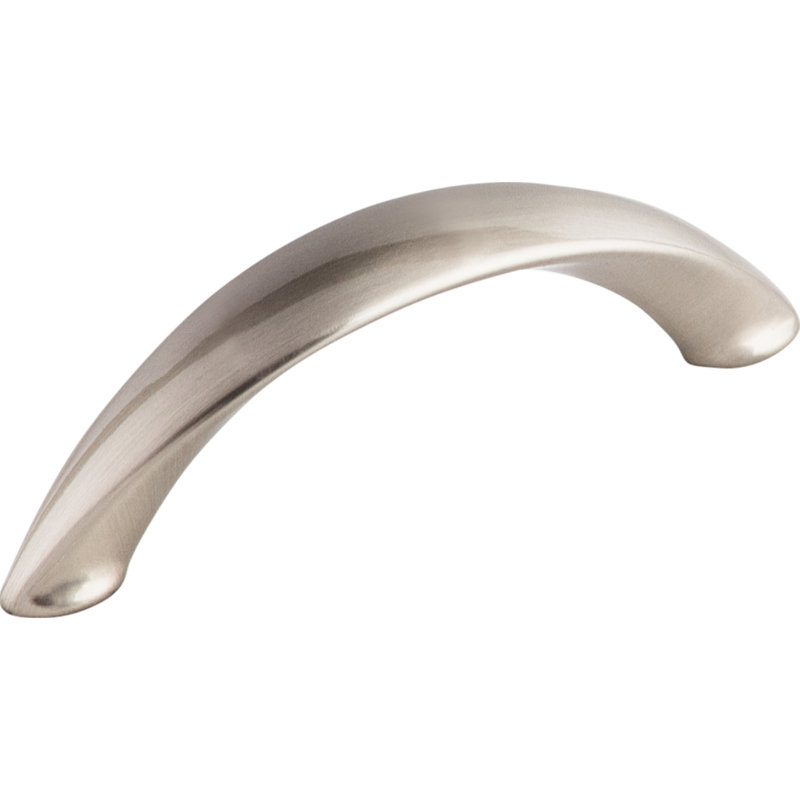 Arc 3" Center to Center Bar pull, Brushed Satin Nickel