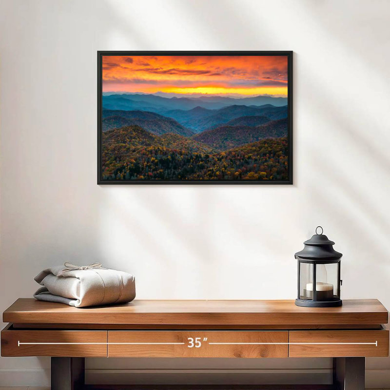 Alvord Blue Ridge Parkway Fall, H 13 po x l 19 po