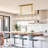10-light Dimmable Kitchen Square / Rectangle Chandelier with Crystal Accents (Bulbs Included)-1247361214