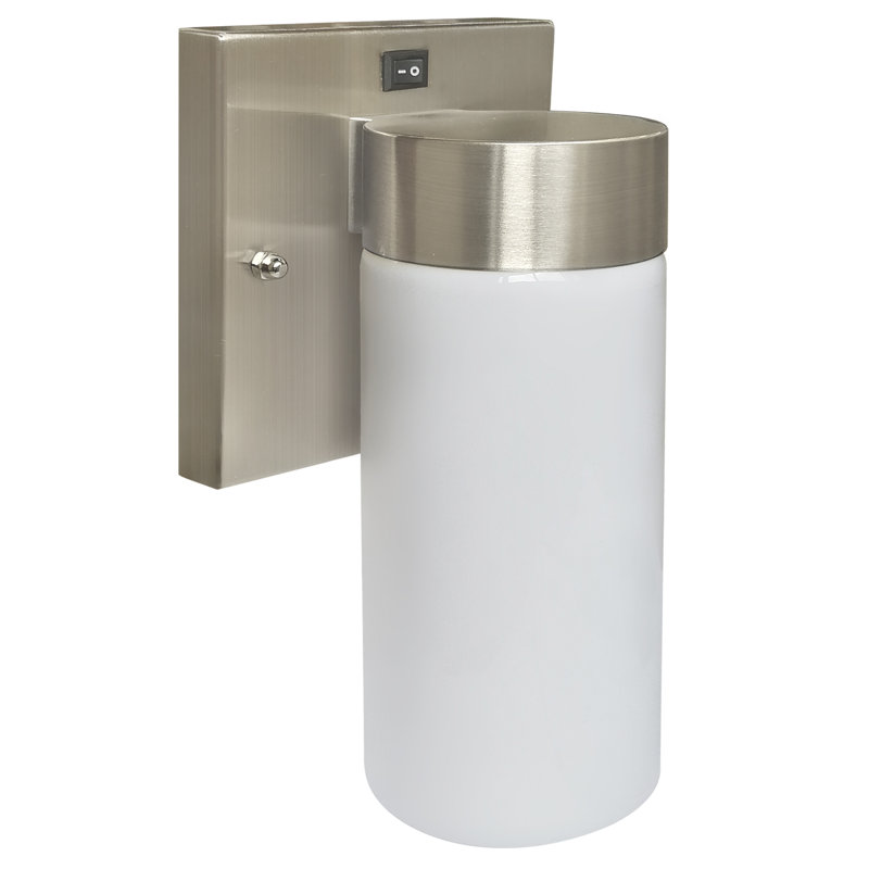 6 watts, DEL, à intensité variable, homologué ETL, finition nickel brossé, applique murale Moden, blanc chaud 3000K