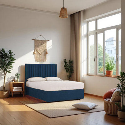 Upholstered Bed with Mattress