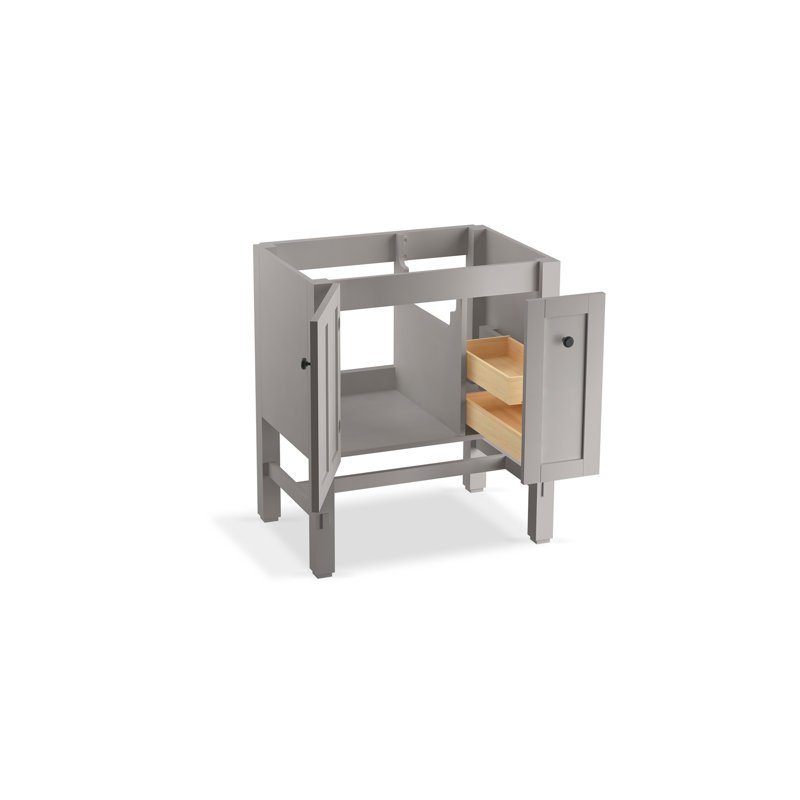 Tresham® 30" Single Bathroom Vanity Base Only, Mohair Gray