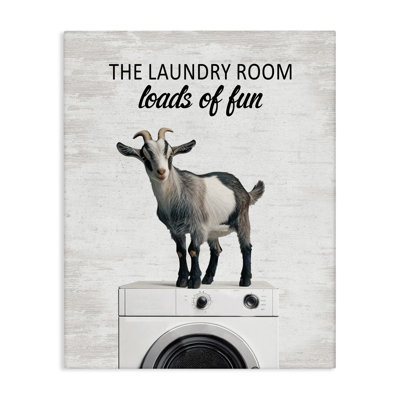Charges de toile de chèvre Fun Laundry, design par Lettré et doublé