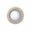 Native Round Framed Mirror
