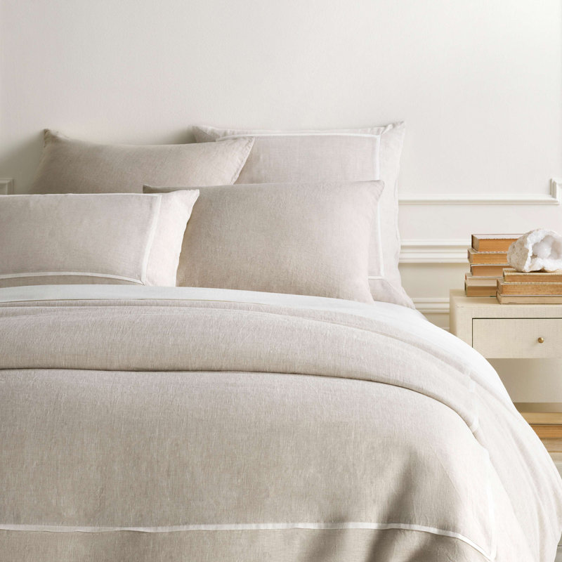 Keaton Linen Duvet Cover, Full/Queen Duvet Cover, Natural