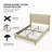 Eriksay Low Profile Upholstered Platform Bed with Wingback Headboard-1653282083-1653282268
