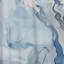 Elixir II bleu et gris - Rideau moderne - Velours obscurcissant - 1 panneau-107826548