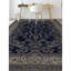 Hand-Knotted High-Quality Navy and Gold Area Rug