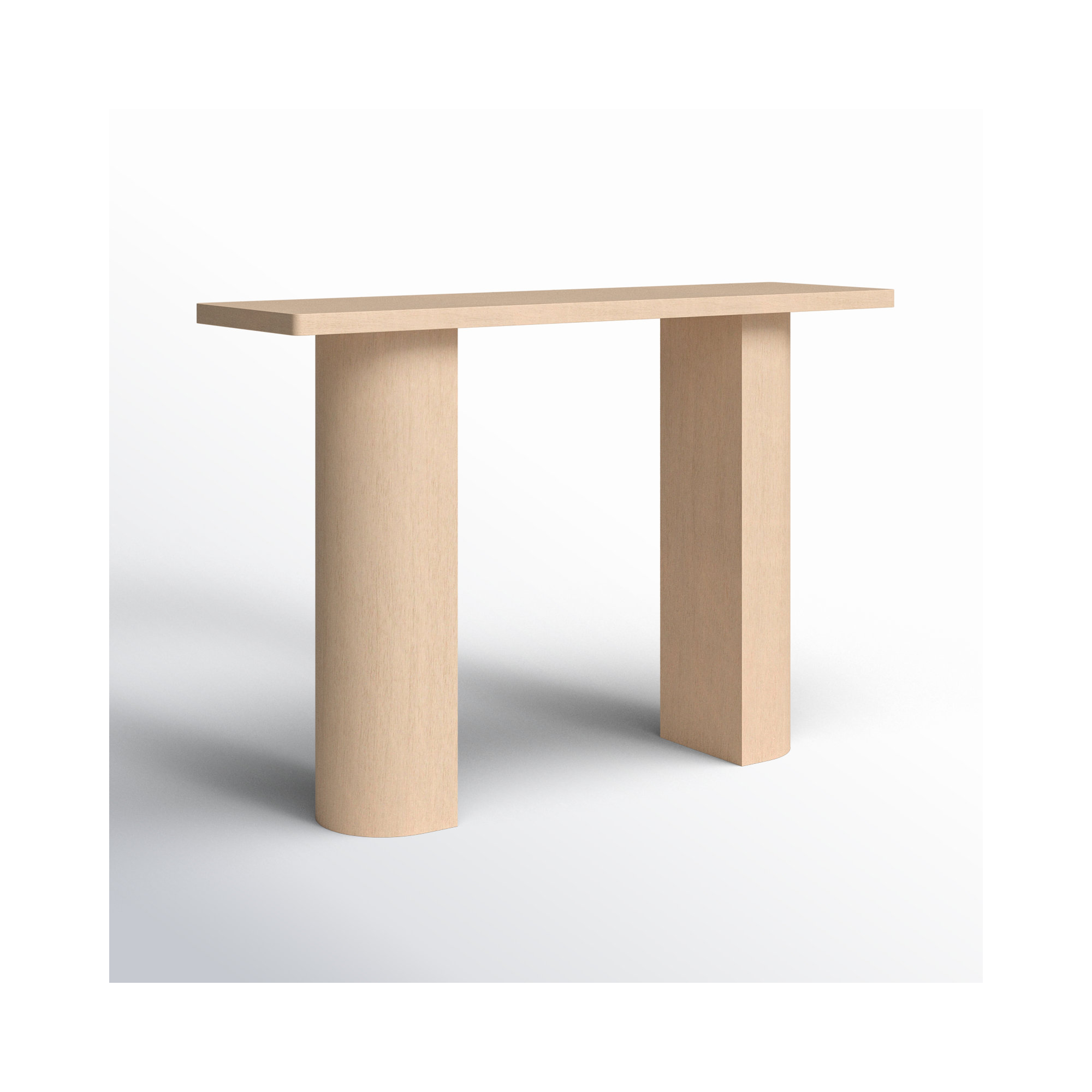 Moscow 50'' Solid Wood Console Table, Tan