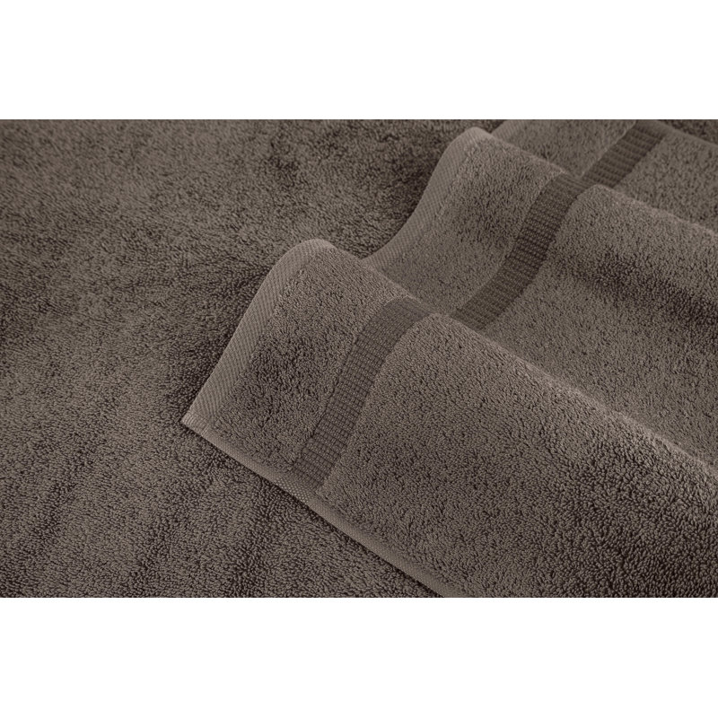 Agathon Turkish Towel,100% Cotton Washcloth, Chocolate
