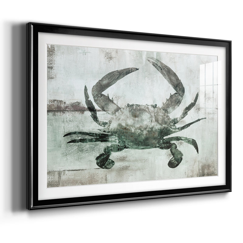 Neutre crabe I, impression sur papier, Noir, H 27 po x l 39 po x P 1,5 po