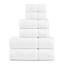 Lux 6 Piece 100% Cotton Towel Set-643102535