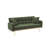 Quiniya 71.26" Modern Velvet Sofa Bed Folding Couch with Two Throw Pillows for Living Room-1889912563
