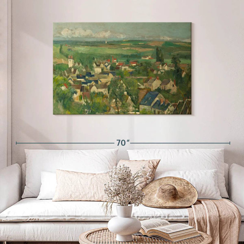 Vue panoramique d'Alvord Auvers, H 30 po x l 45 po