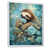 White Floater Framed