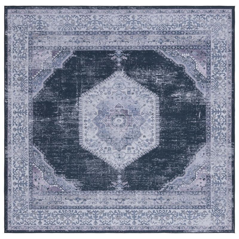 Tucson Performance Machine Washable Oriental Rug, Square 6'