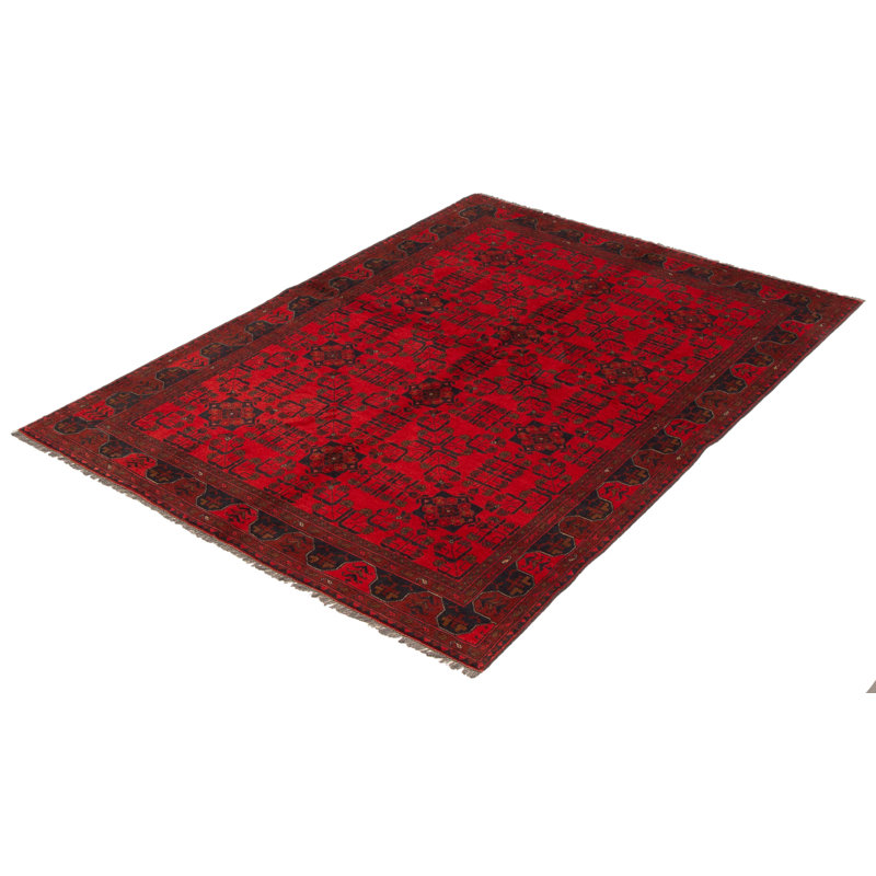 Tapis rouge 5 pi 7 po x 7 pi 9 po Finest Khal Mohammadi