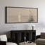 «Neutral Coastal Seascape Sun Reflection Minimalist Wall Decor», reproduction d'art sur toile encadrée-133897432-133897430