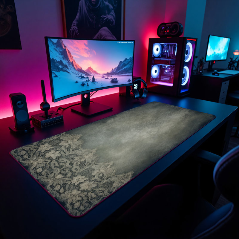 Polyester Desk Pad, 23.6x13.8