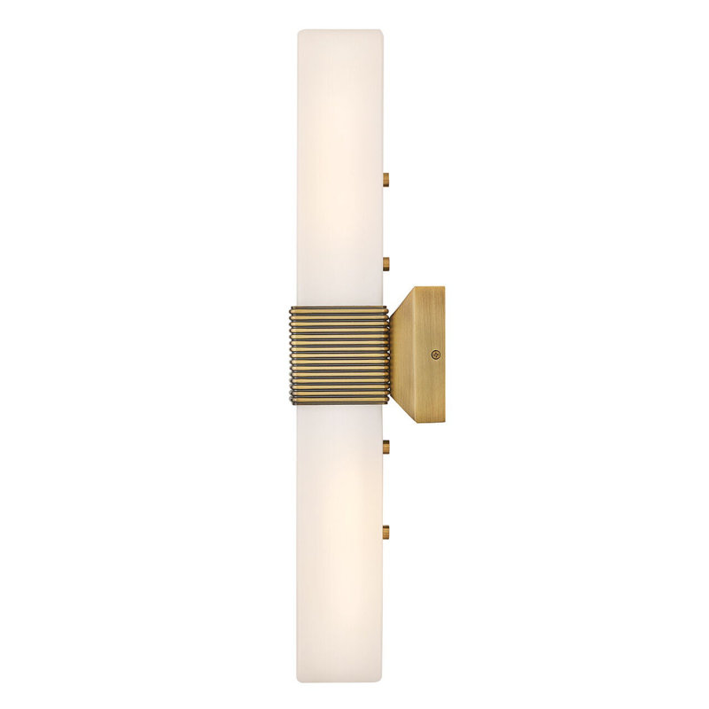 Cotes 1 - Light Bath Sconce by Lisa McDennon, Lacquered Brass